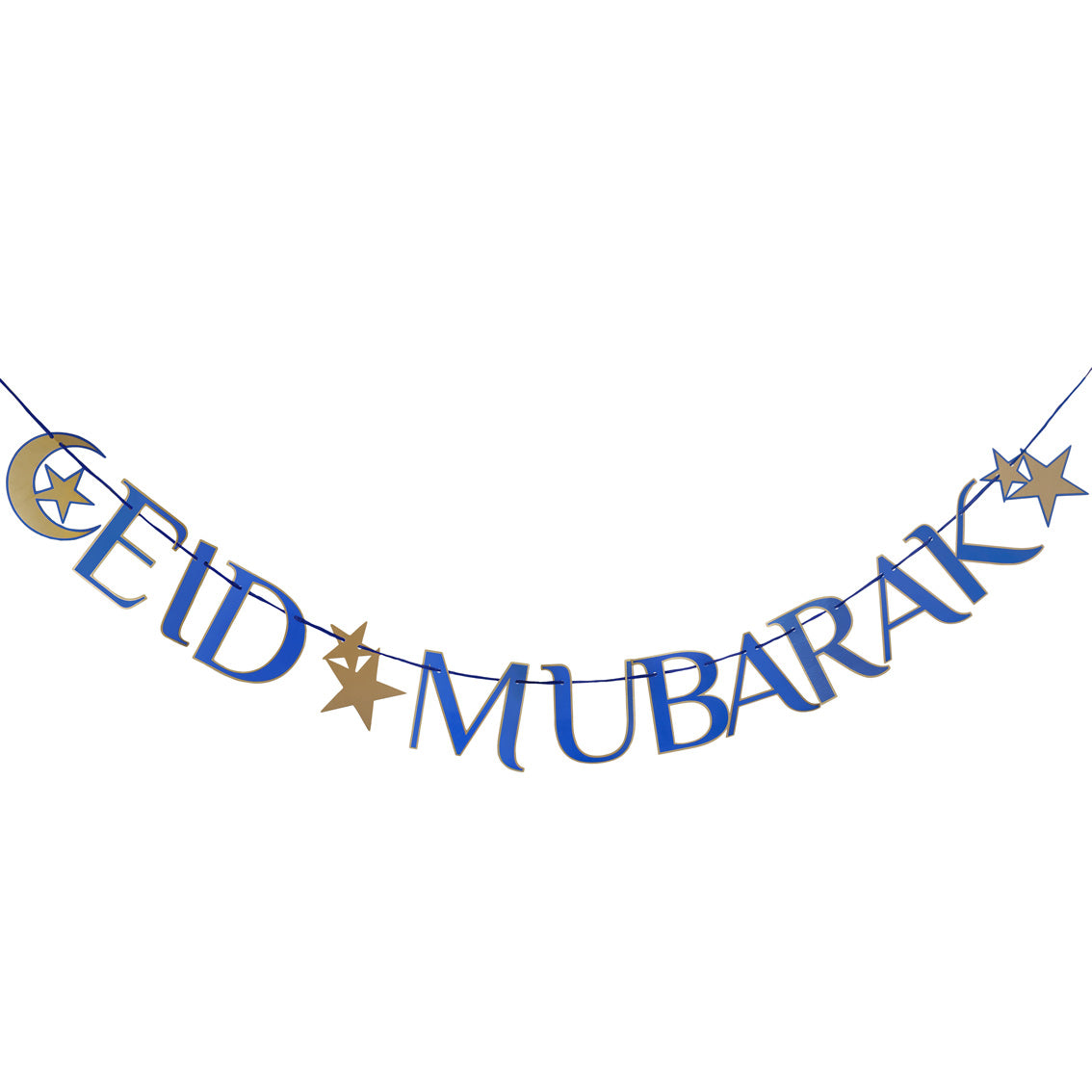 Eid Mubarak Paper Garland 3m by penny black