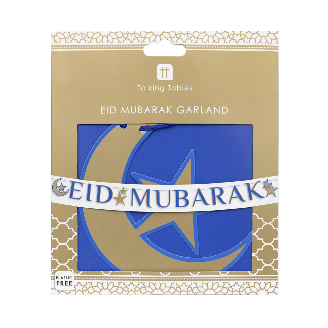 Eid Mubarak Paper Garland 3m in packaging