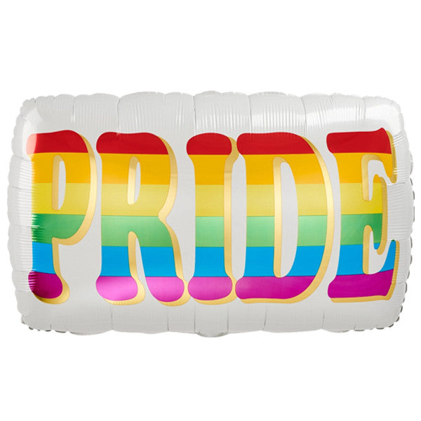 Pride Rainbow Banner 28" Foil Balloon by penny black