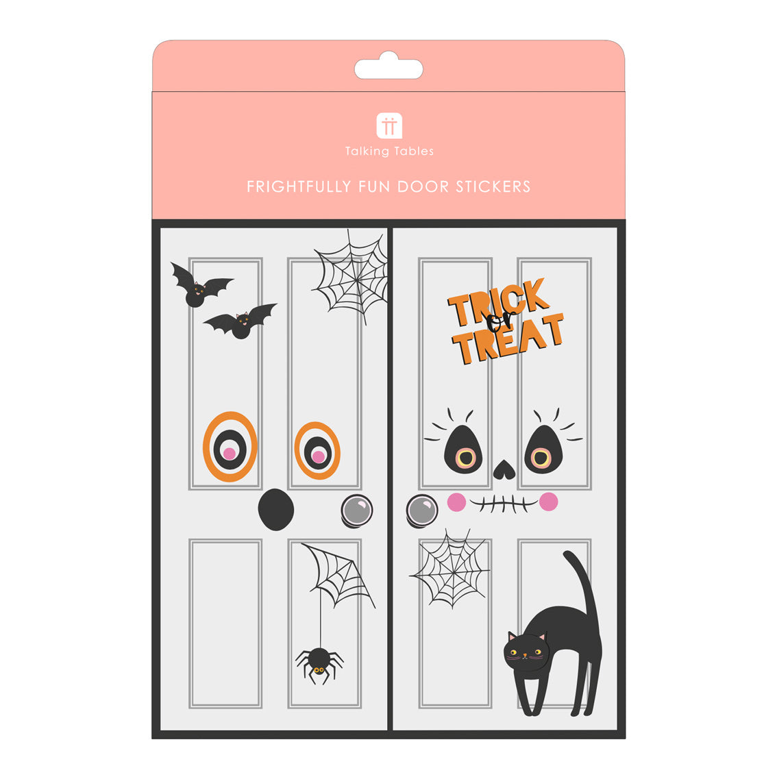 Spooky Halloween Door Sticker Decorations in packaging by penny black