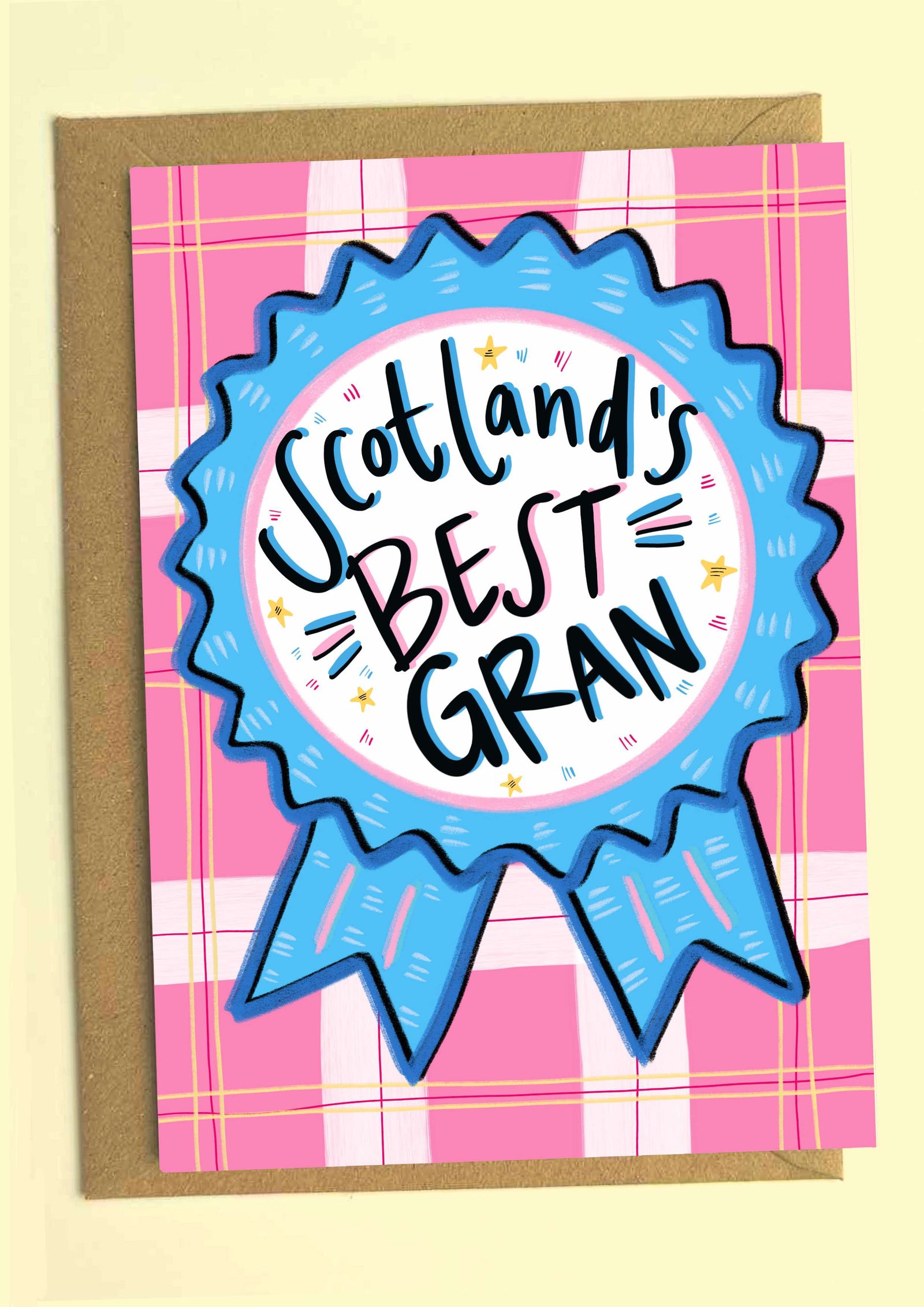 Scotland's Best Gran Mother's Day Card by penny black