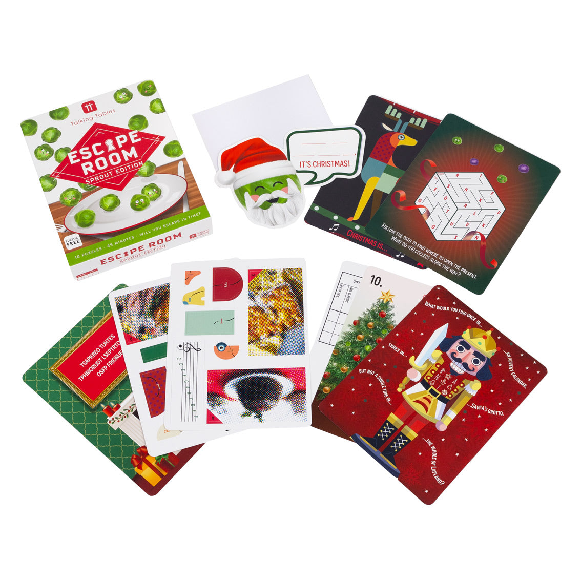 Mini Christmas Escape Room Game - Sprout Edition from penny black