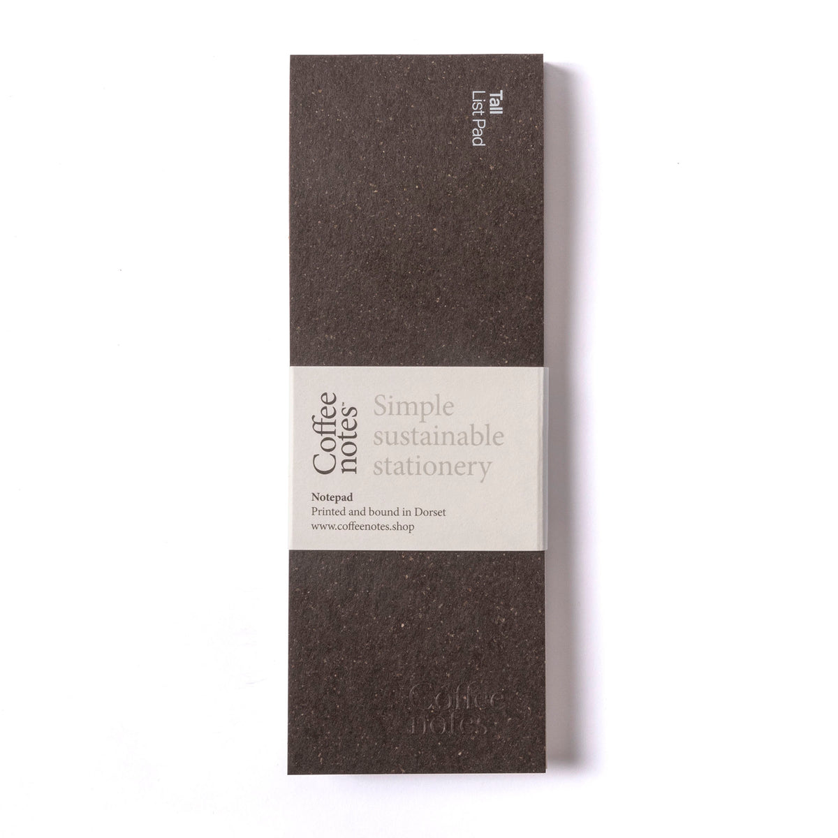 Coffeenotes Tall Sustainable Recycled List Pad By Penny Black