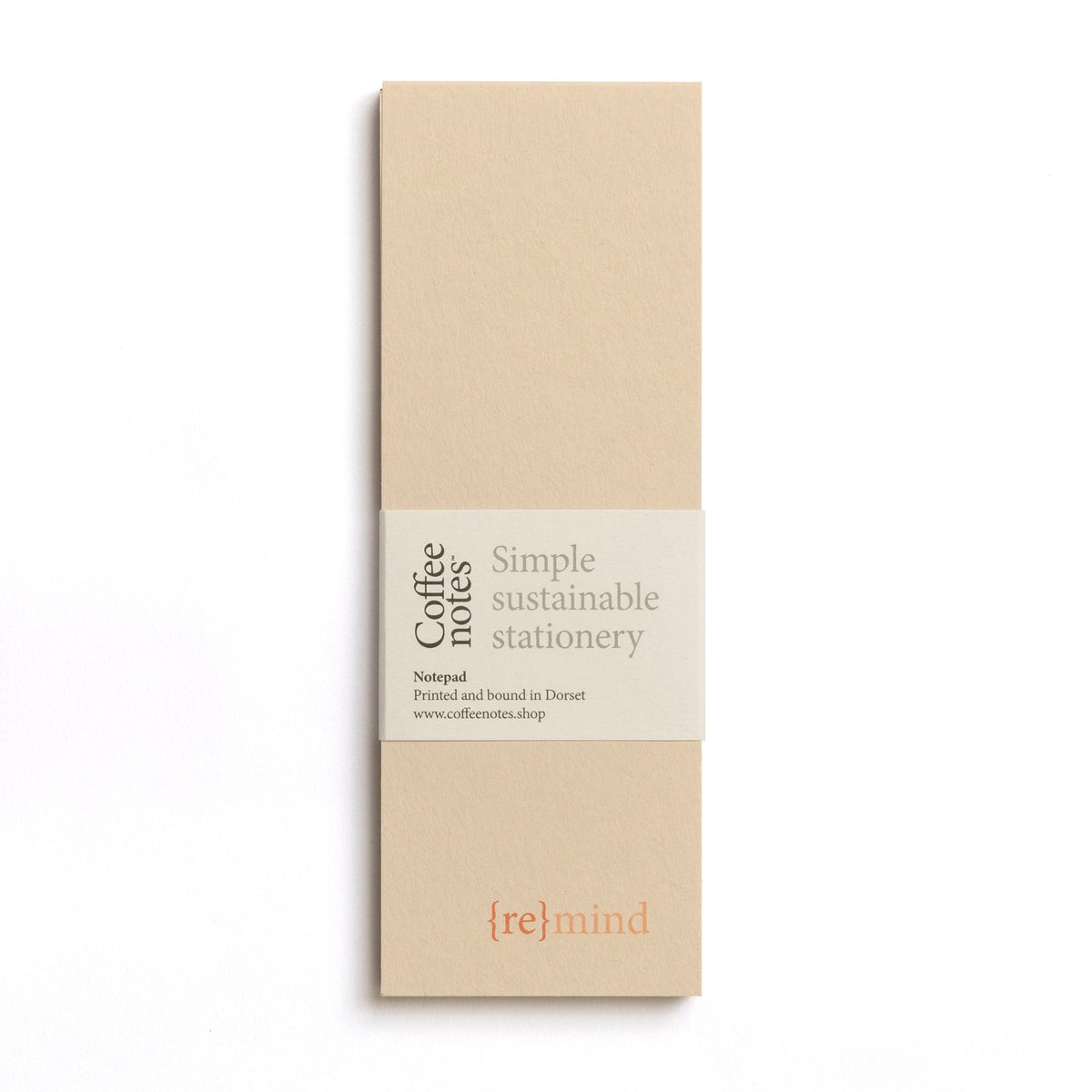 Coffeenotes Tall Sustainable Recycled List Pad By Penny Black