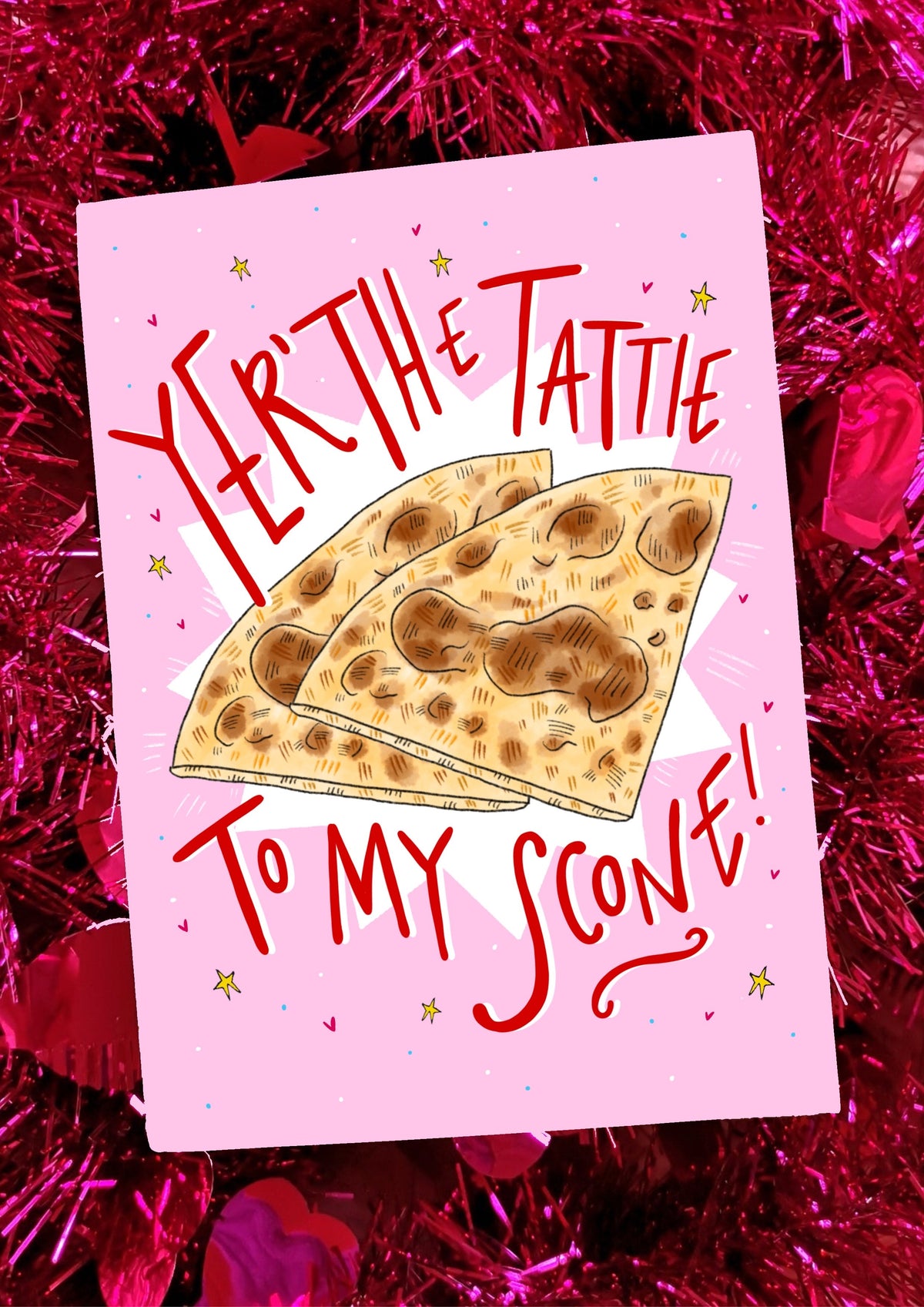Tattie To My Scone Scots Valentine Card by claire barclay at penny black