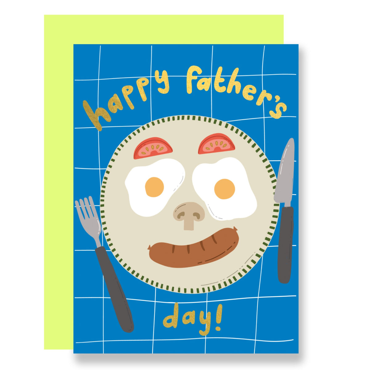 Fry Up Face Father&#39;s Day Card by eat the moon at penny black
