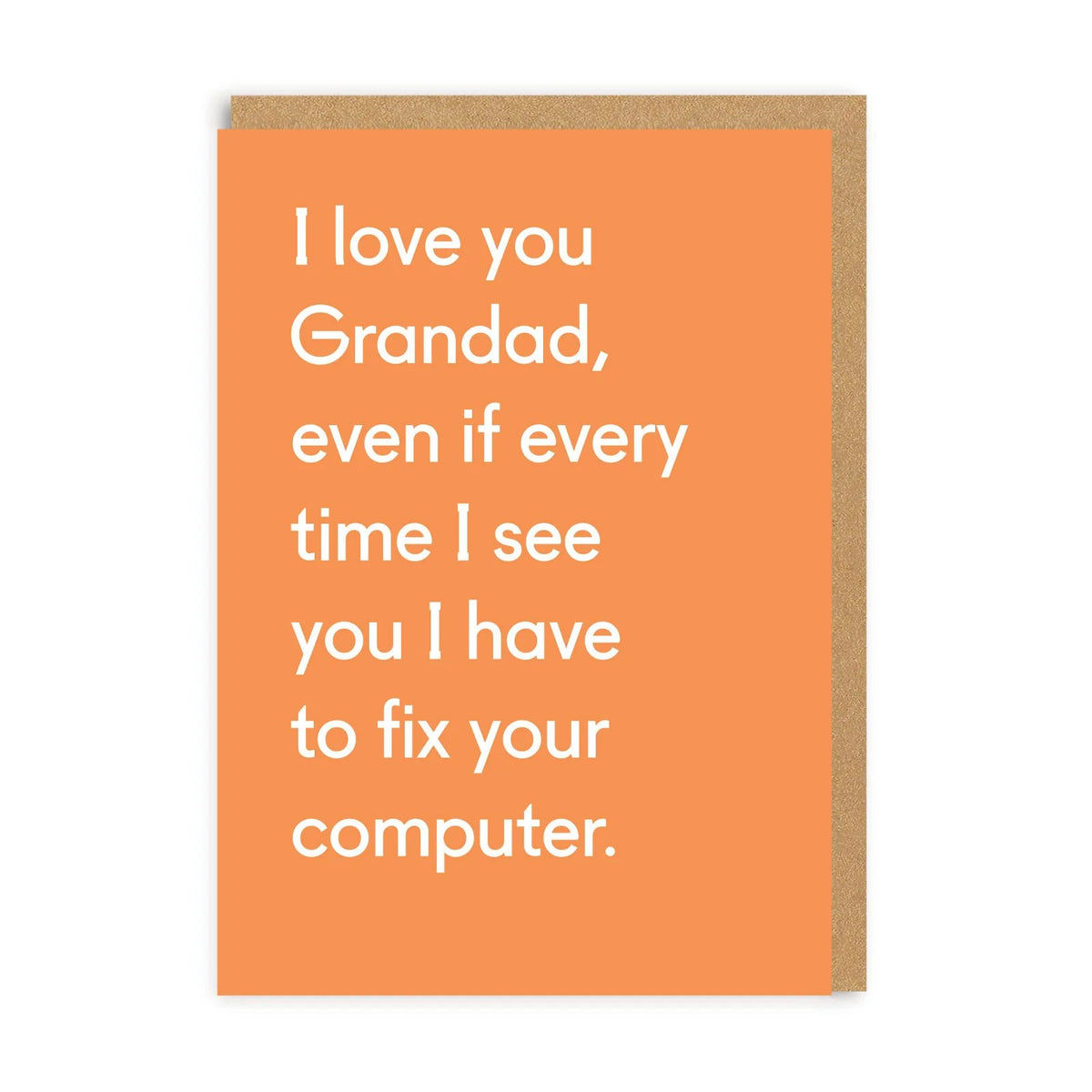 Fix Computer Grandad Funny Father&#39;s Day Card by penny black