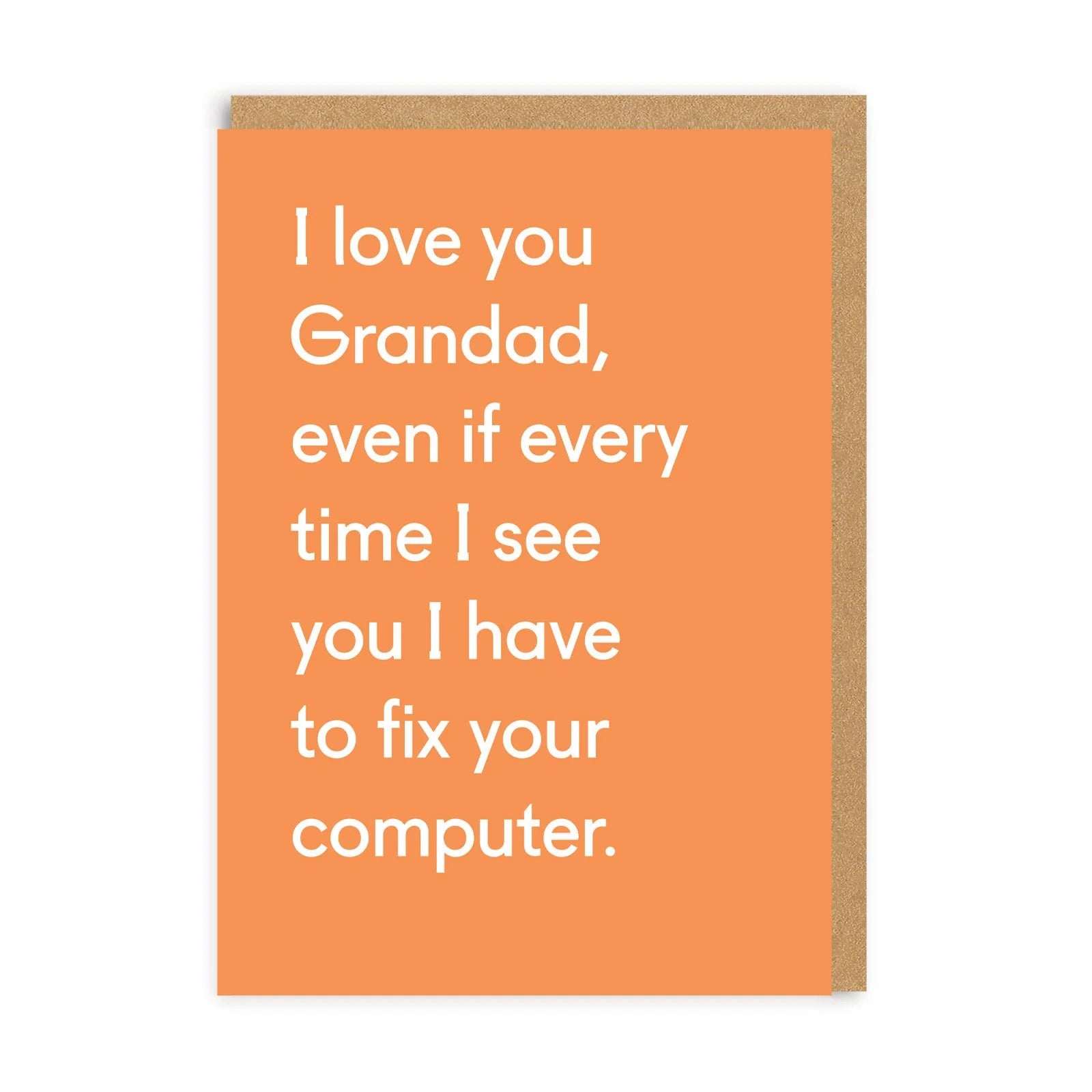 Fix Computer Grandad Funny Father's Day Card by penny black