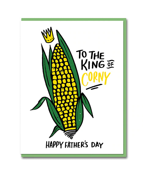King of Corny Funny Father's Day Card by penny black