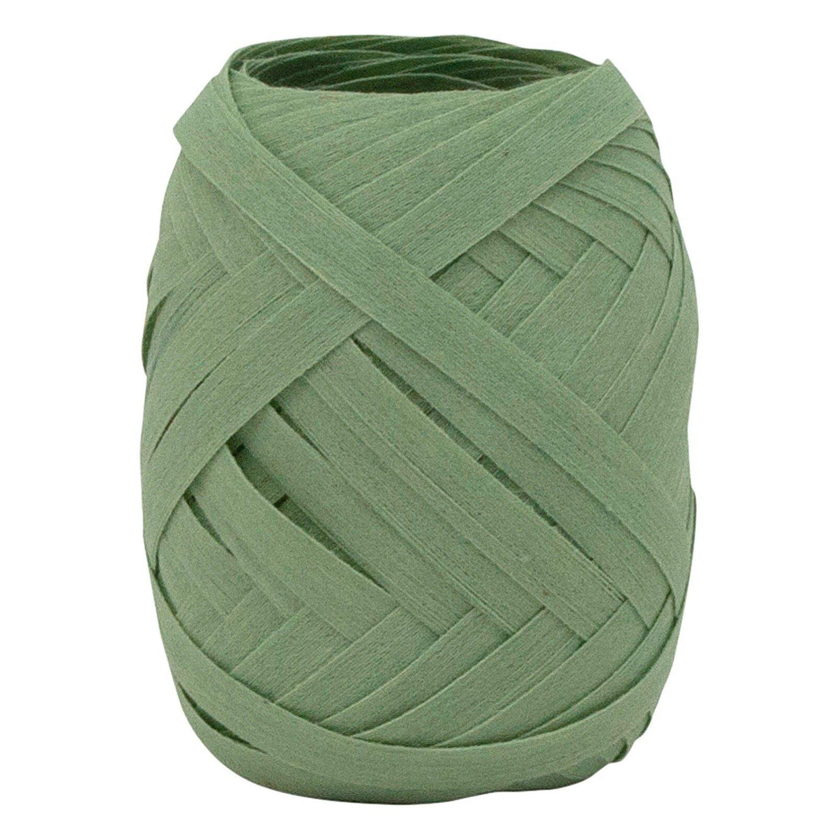 Go Green 10m Cotton Gift Ribbon Egg in sage green - Penny Black