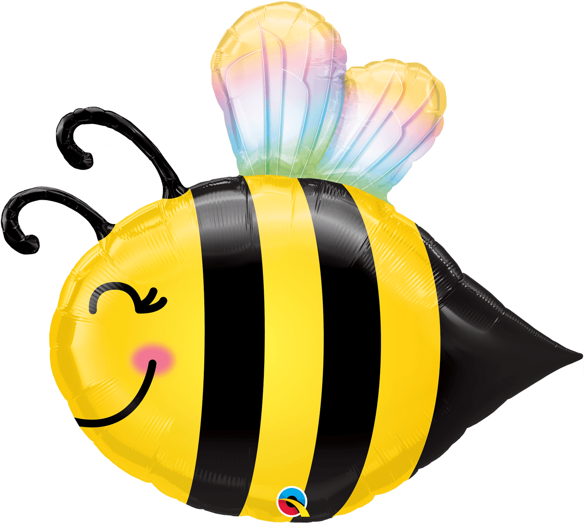 Sweet Bee Super Shape Foil Balloon - Penny Black