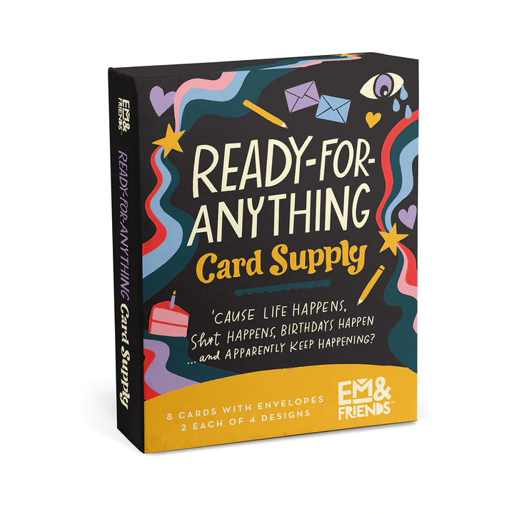 Em &amp; Friends Ready for Anything Card Box 8pk