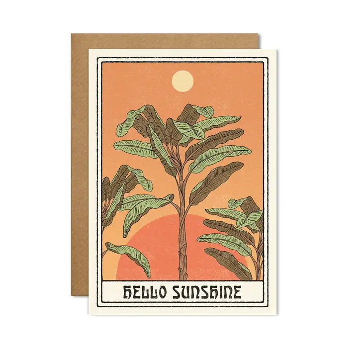 Hello Sunshine Desert Sun Card