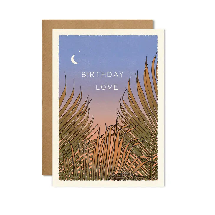 Birthday Love Desert Sun Card