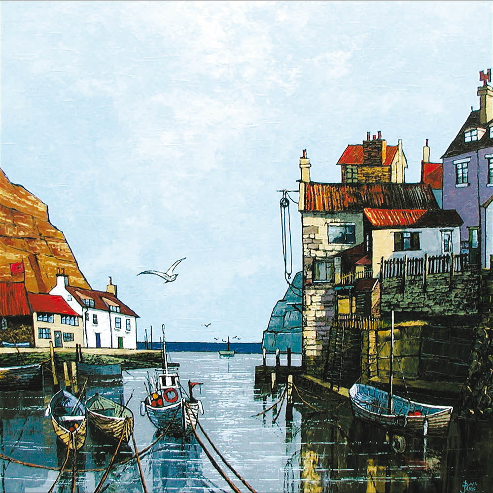 Harbour Daze Art Card - Penny Black