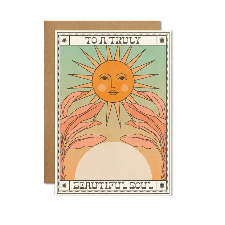 Truly Beautiful Soul Art Nouveau Card