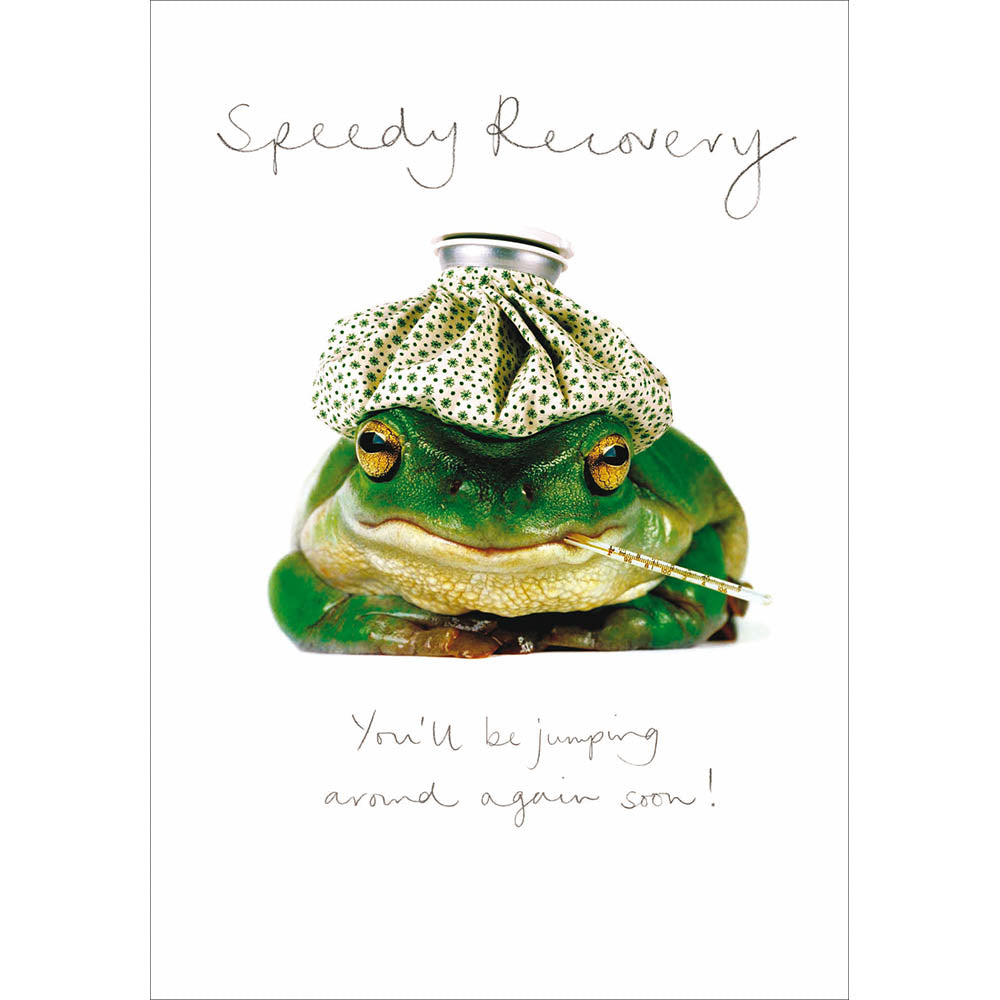 Speedy Recovery Get Well Soon Card by penny black