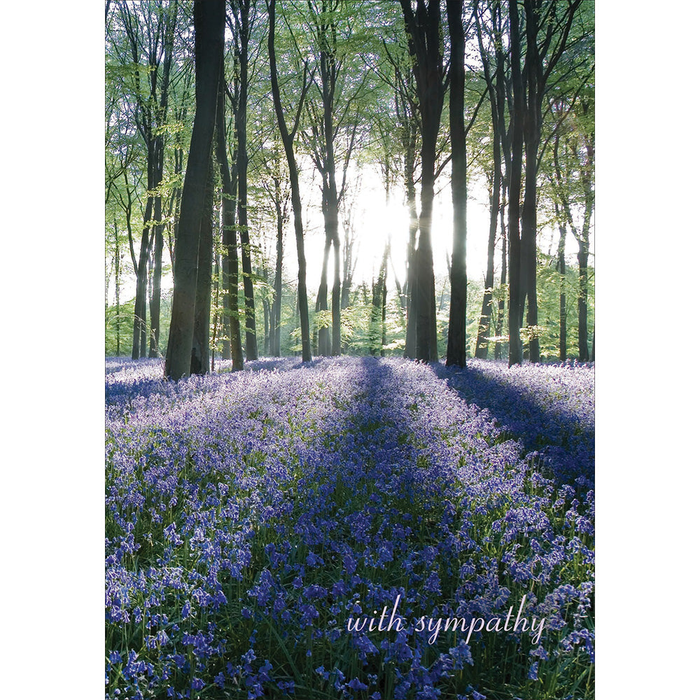 With Sympathy Bluebells Card - Penny Black