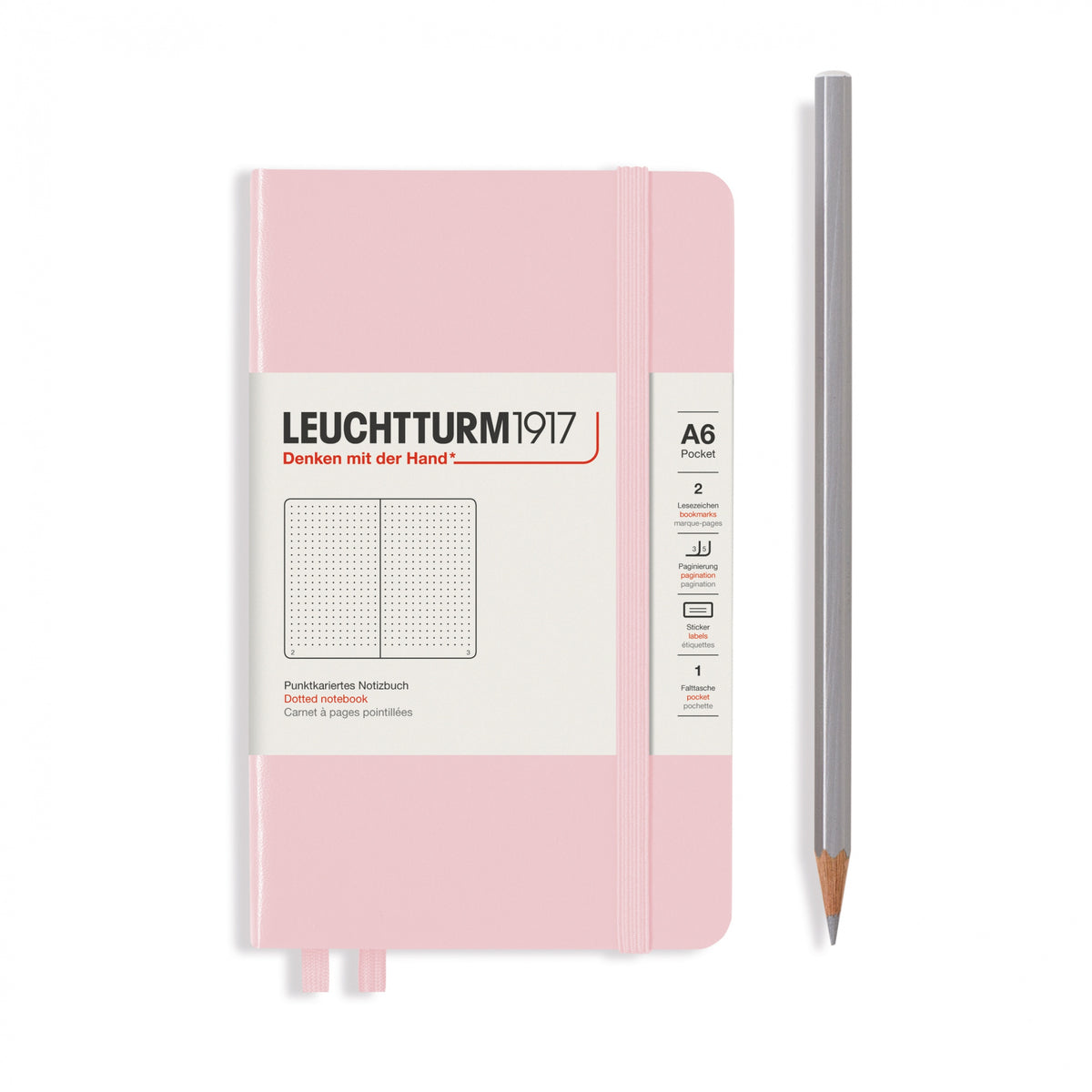 Leuchtturm1917 Notebook A6 Pocket Hardcover - Penny Black