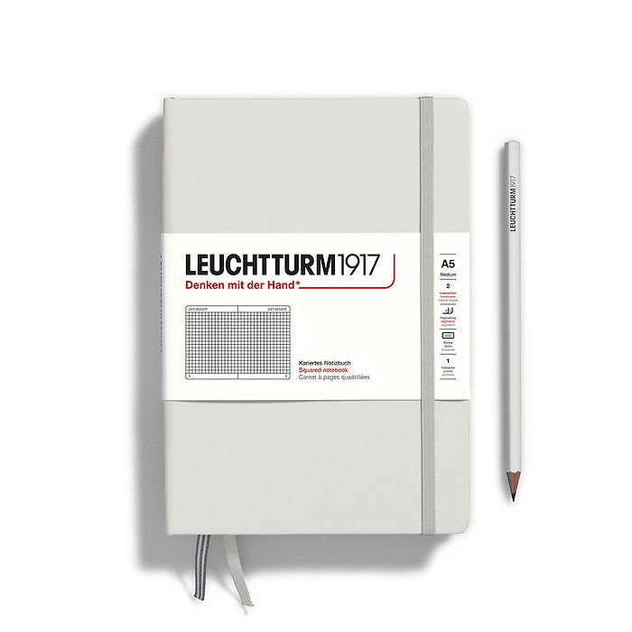 Leuchtturm1917 Notebook A5 Medium Hardcover - grey