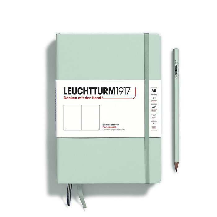 Leuchtturm1917 Notebook A5 Medium Hardcover - mint green
