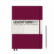 Leuchtturm1917 Notebook A4 Master Slim Hardcover - Penny Black
