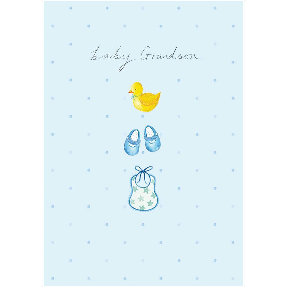 Baby Grandson New Baby Card - Penny Black