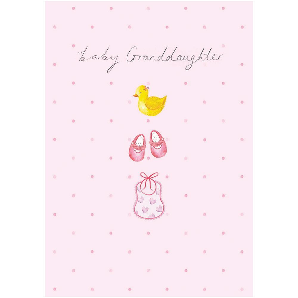Baby Granddaughter New Baby Card - Penny Black