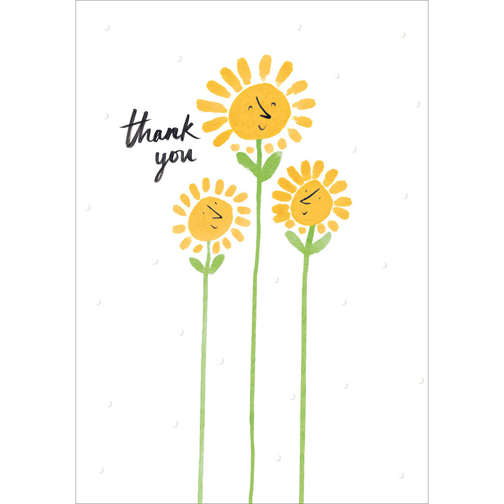Sunflowers Thank You Card - Penny Black