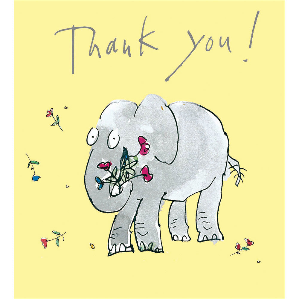 Zagazoo Elephant Quentin Blake Thank You Card from Penny Black