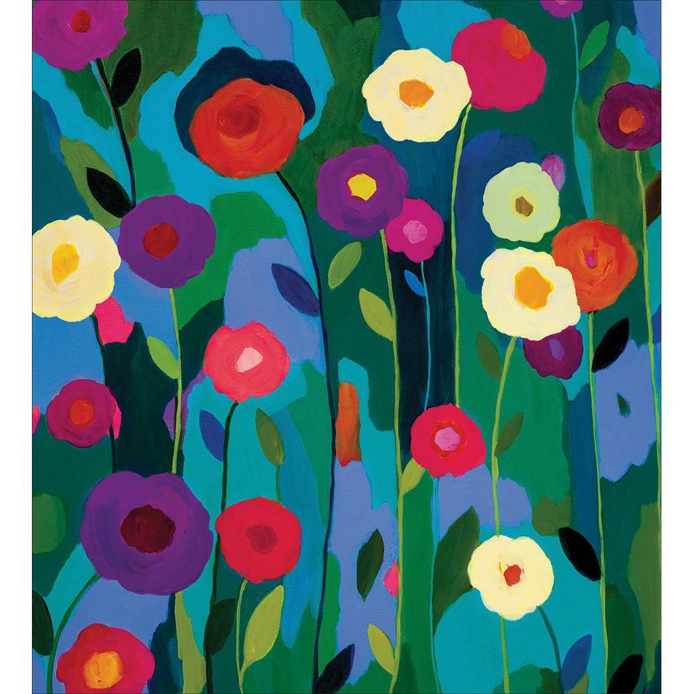 Smell The Roses Floral Card - Penny Black