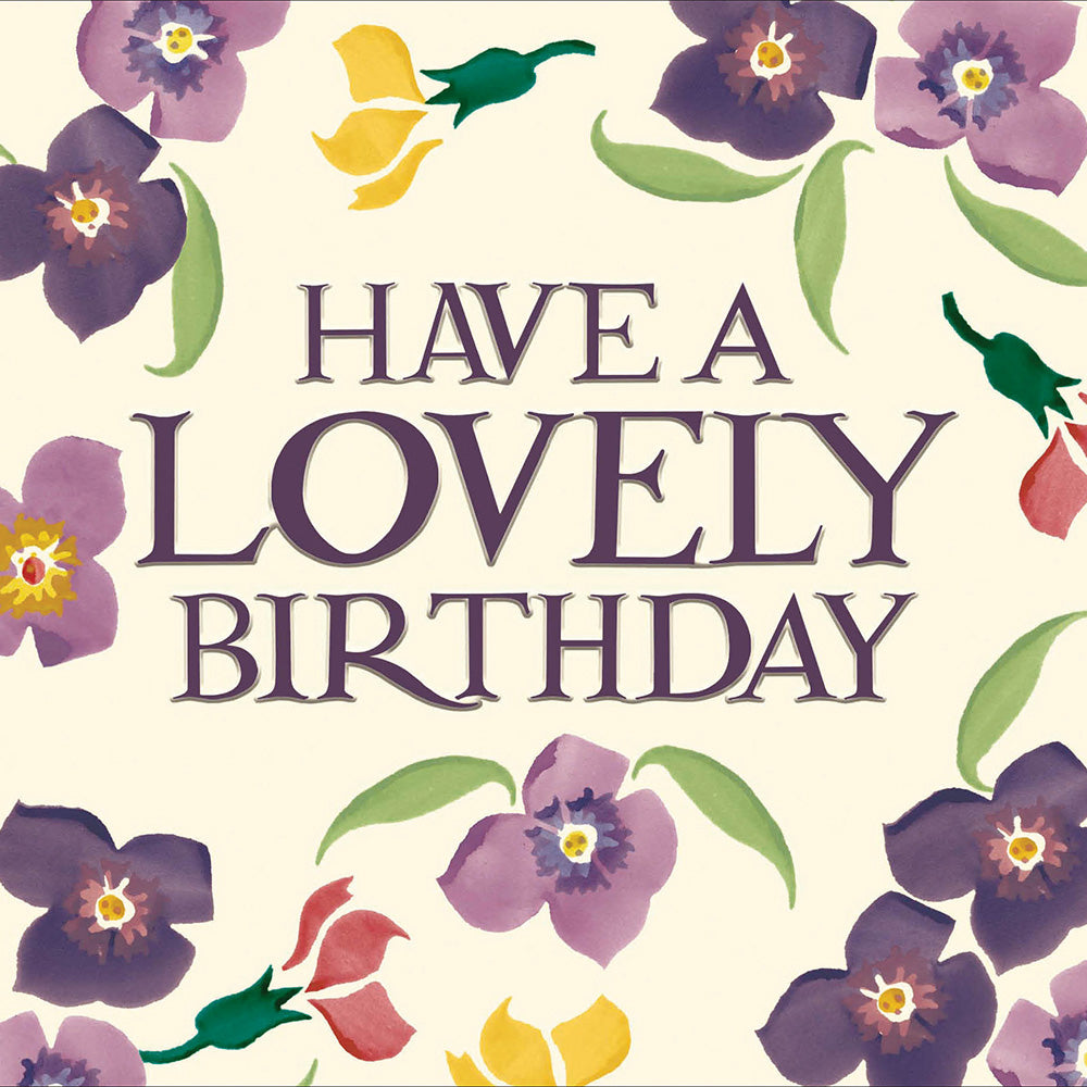 Emma Bridgewater Floral Lovely Birthday Card