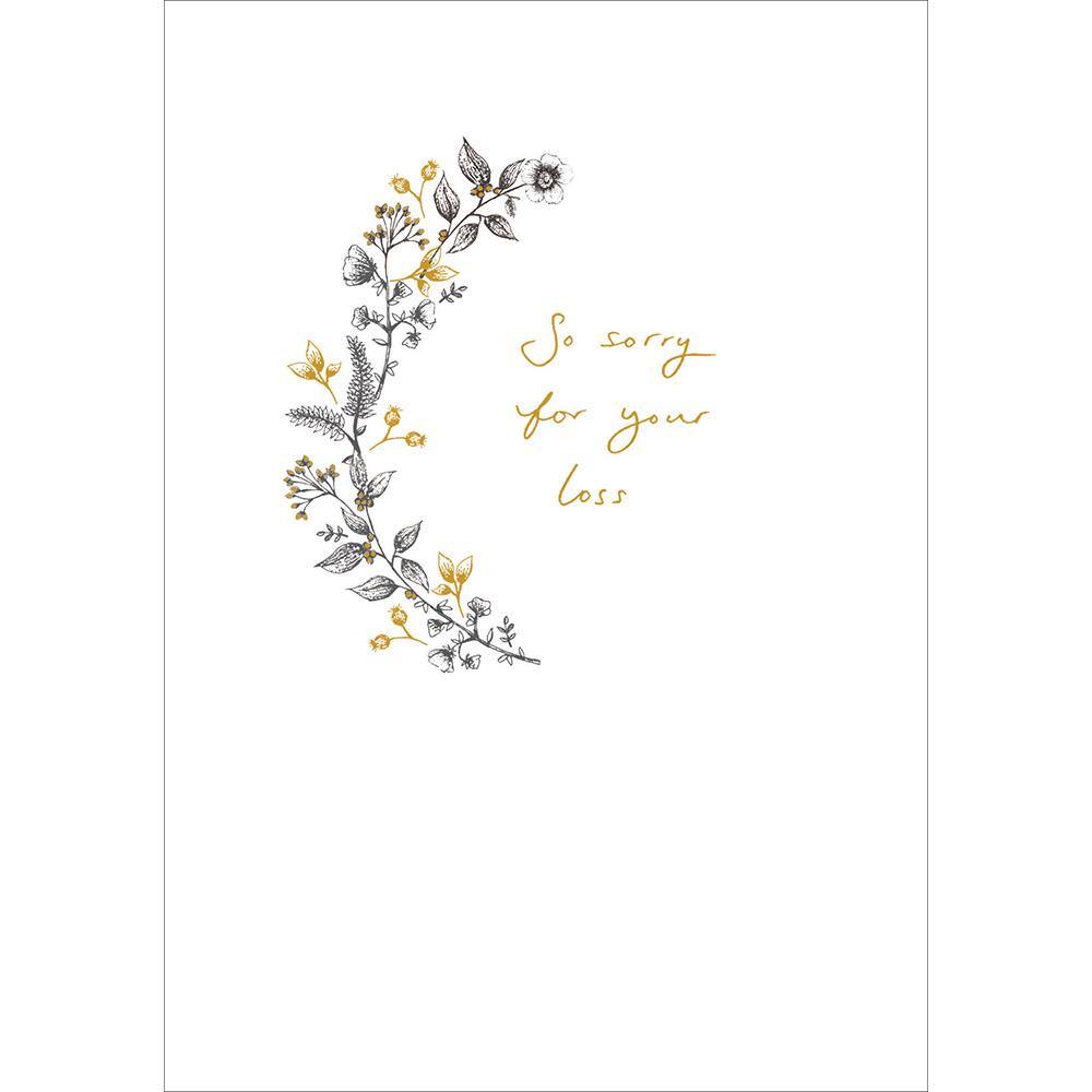Special Thoughts So Sorry For Your Loss Card - Penny Black