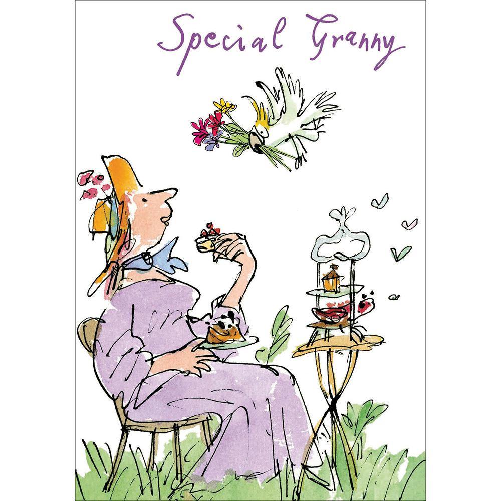 Special Granny Quentin Blake Birthday Card - Penny Black