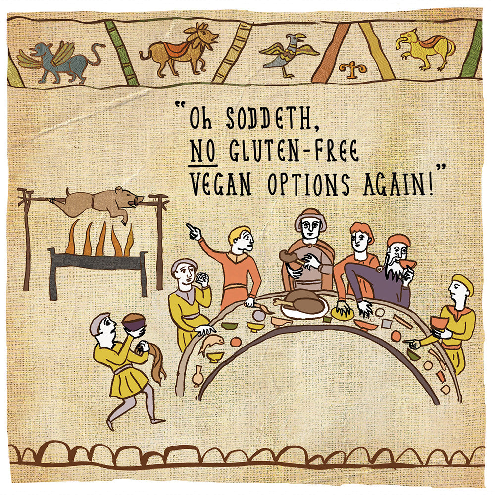 No Gluten-Free Vegan Options Funny Card from Penny Black