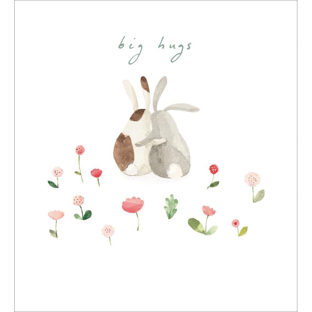 Bunny Hugs Thinking Of You Card - Penny Black