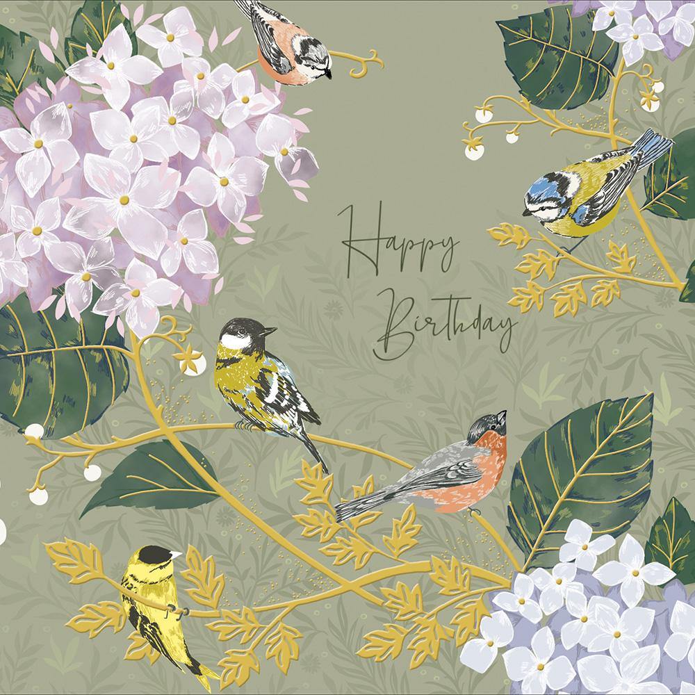 Floral Delight National Trust Birthday Card - Penny Black