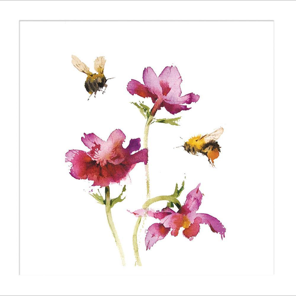 Bees & Anenomes Card - Penny Black