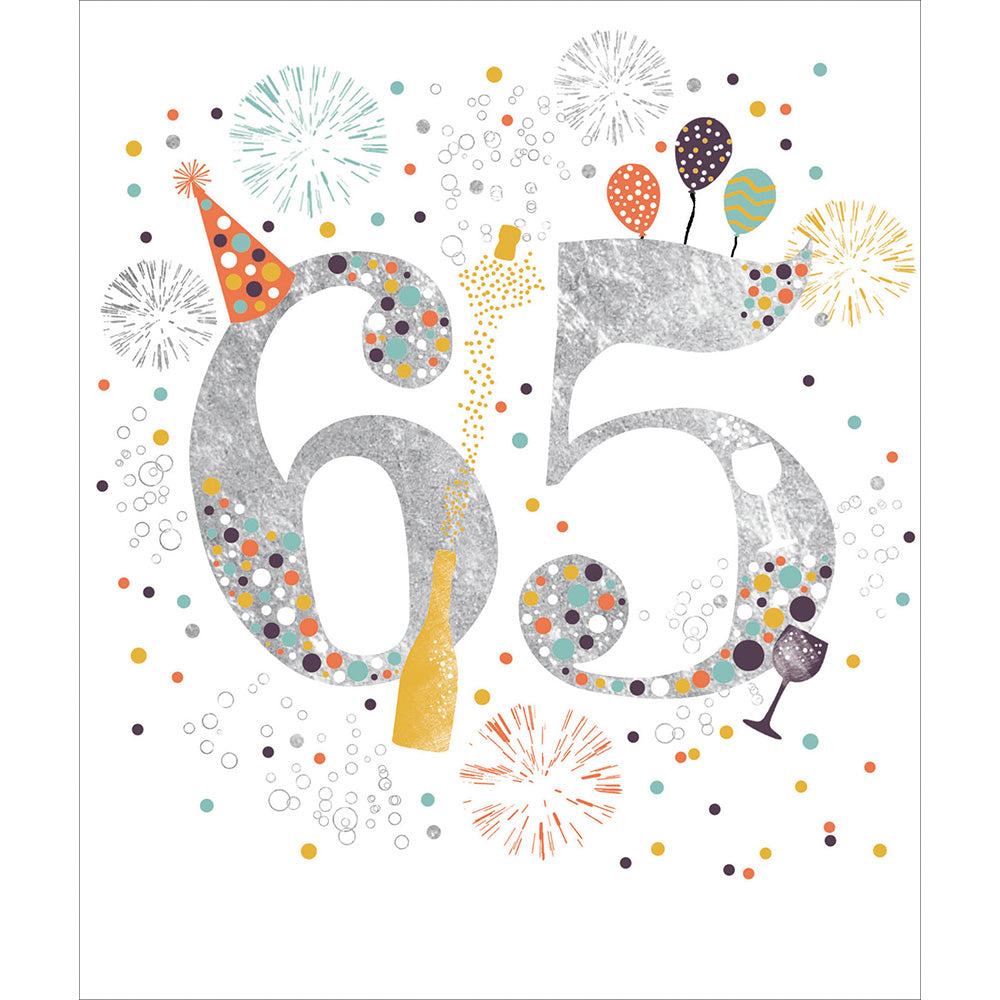 Party Time 65th Birthday Card from Penny Black