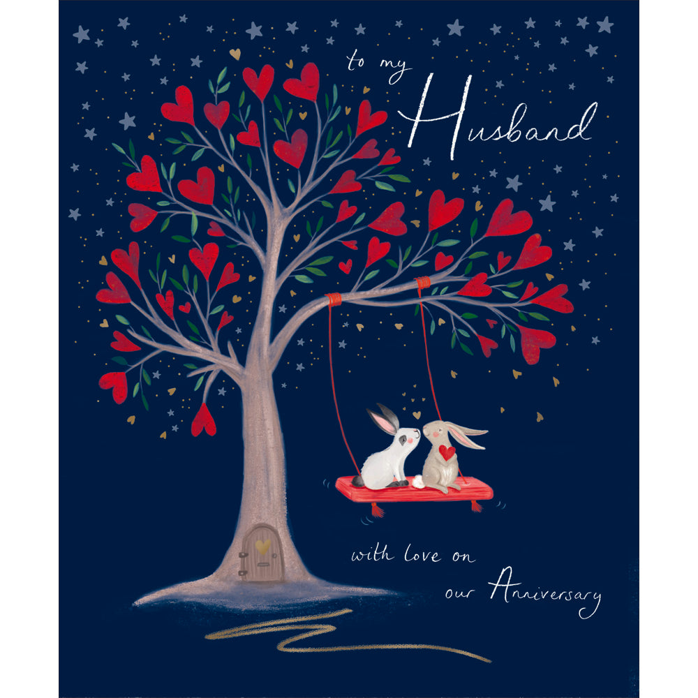 Husband Tree Swing Anniversary Card from Penny Black