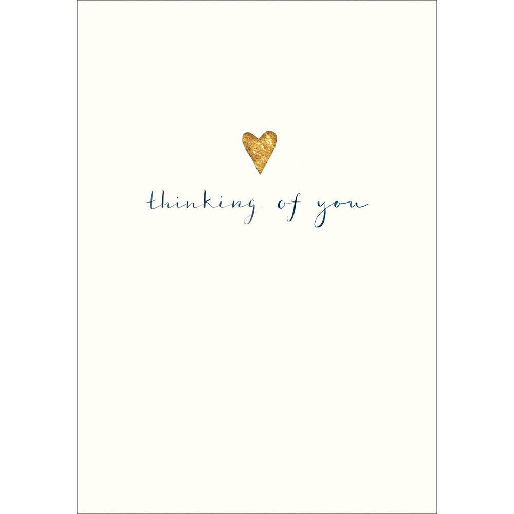Gold Heart Thinking Of You - Penny Black