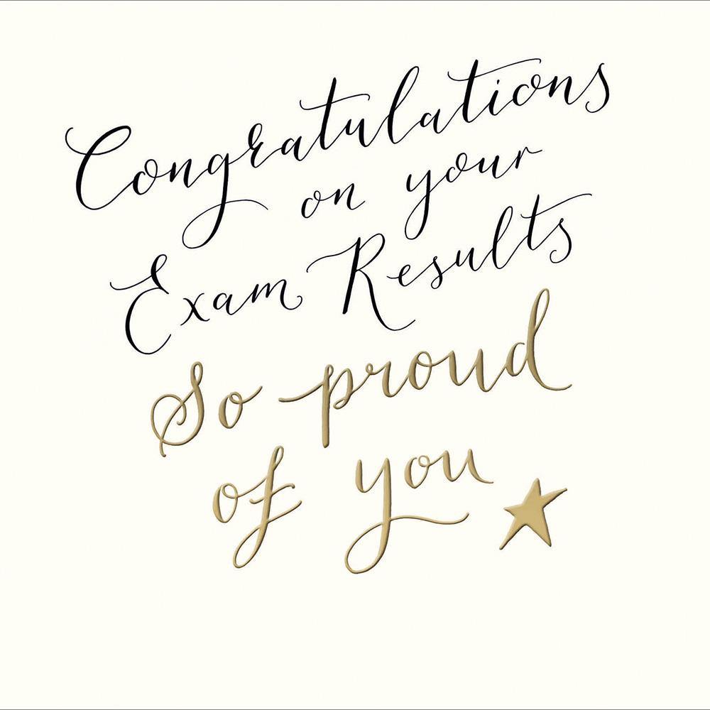 Congratulations On Your Exam Results Card - Penny Black