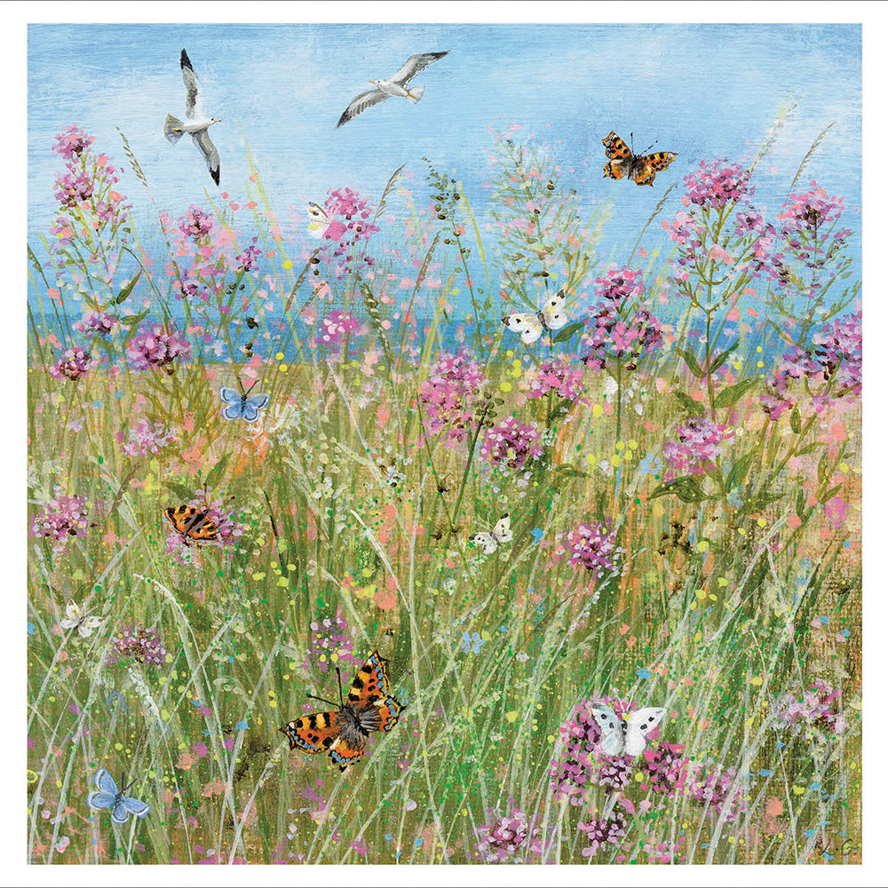 Sea Wall Butterflies Art Card from Penny Black