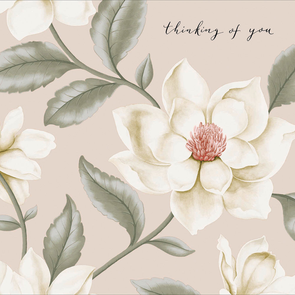 Pink Grandiflora Sanderson Thinking Of You Art Card from Penny Black