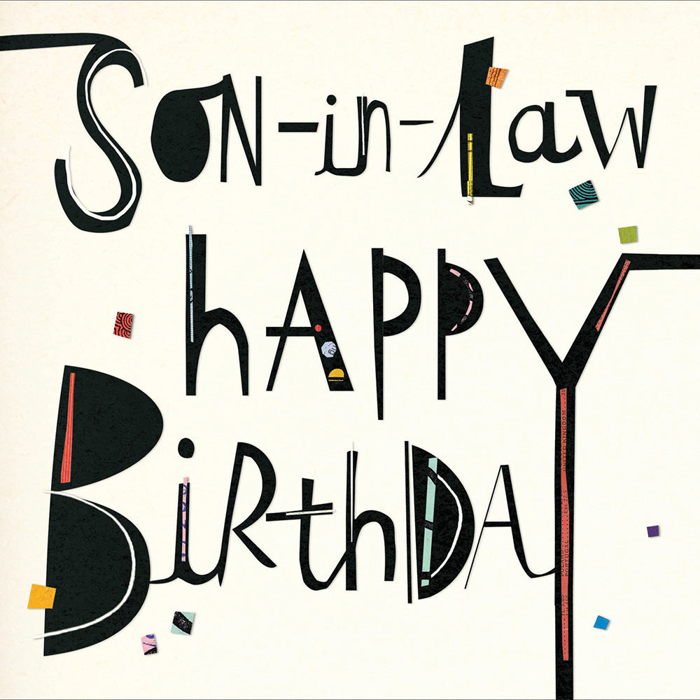 Son-in-Law Mambo Birthday Card from Penny Black