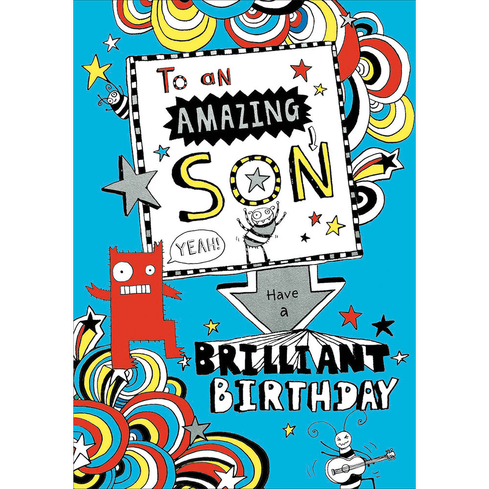 Amazing Son Tom Gates Birthday Card from Penny Black
