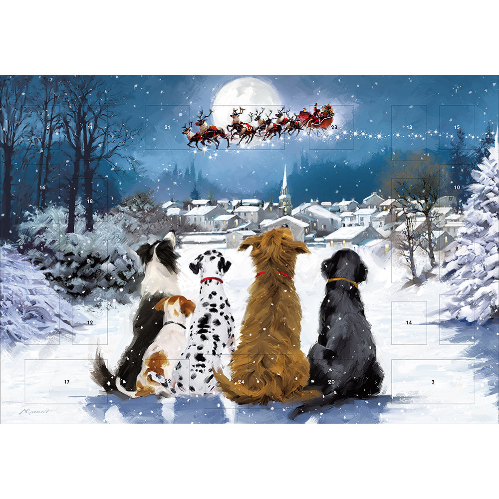 Christmas Dogs On The Night Before Advent Calendar