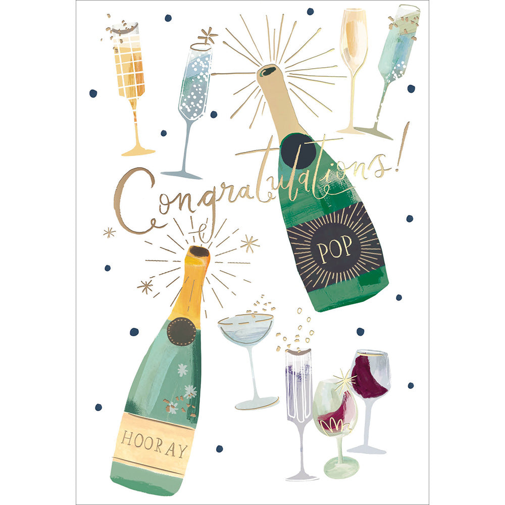 Celebratory Libations Congratulations Card from Penny Black