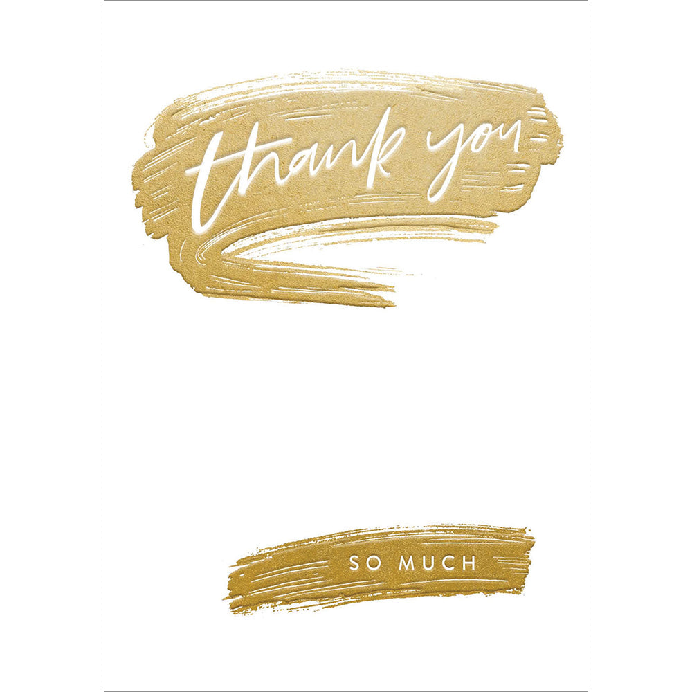 Thank You So Much Embossed Card from Penny Black