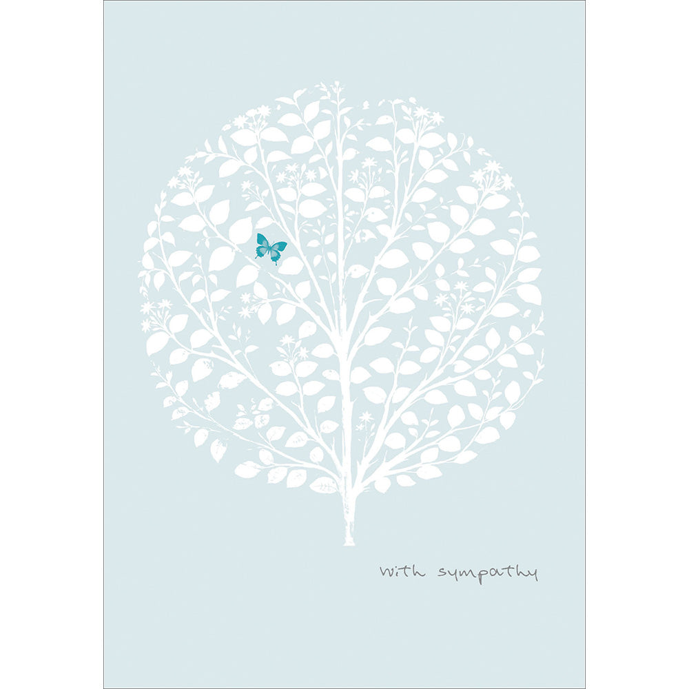 Butterfly Tree With Sympathy Card from Penny Black